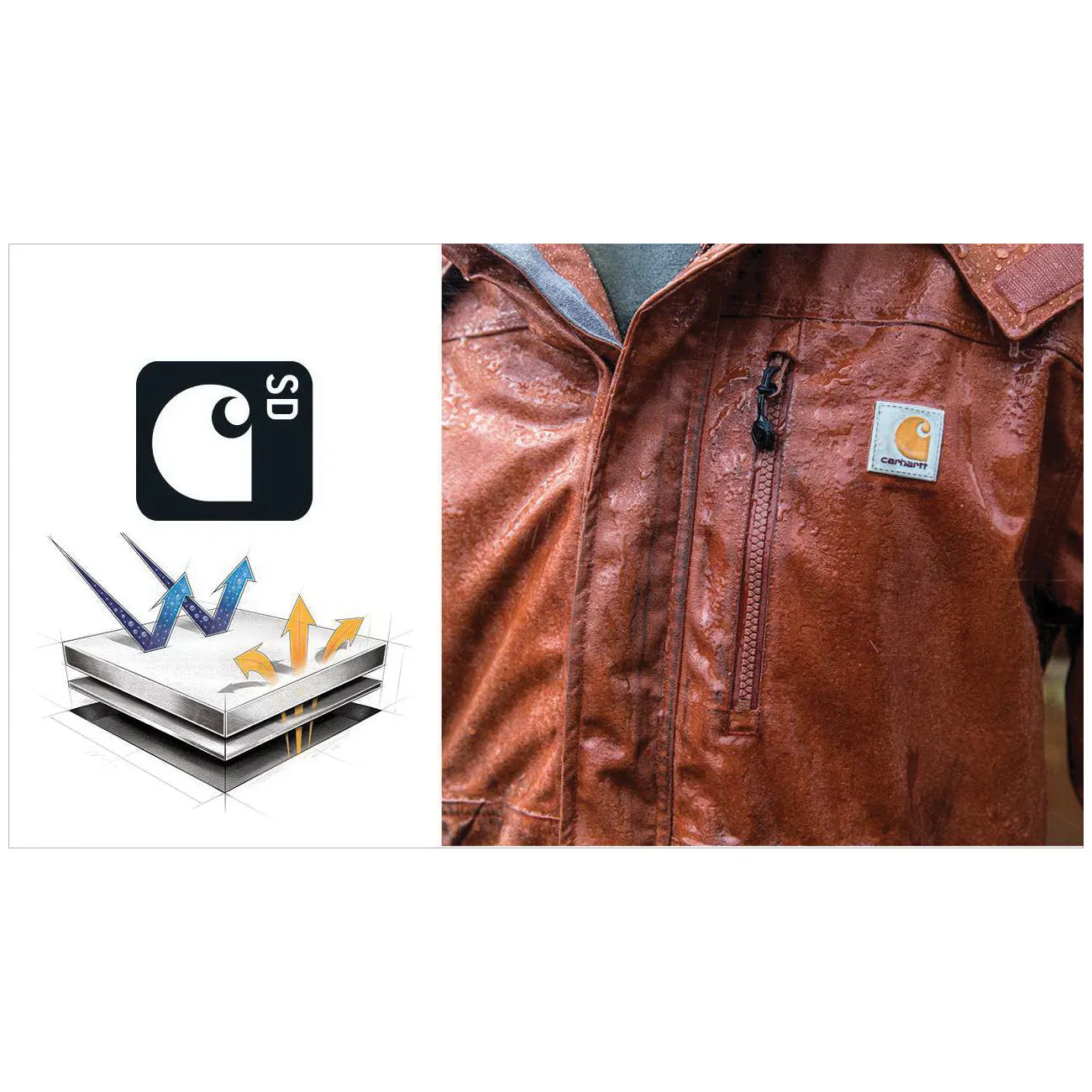 Carhartt® 105300BLM High Visibility Loose Fit Midweight Jacket