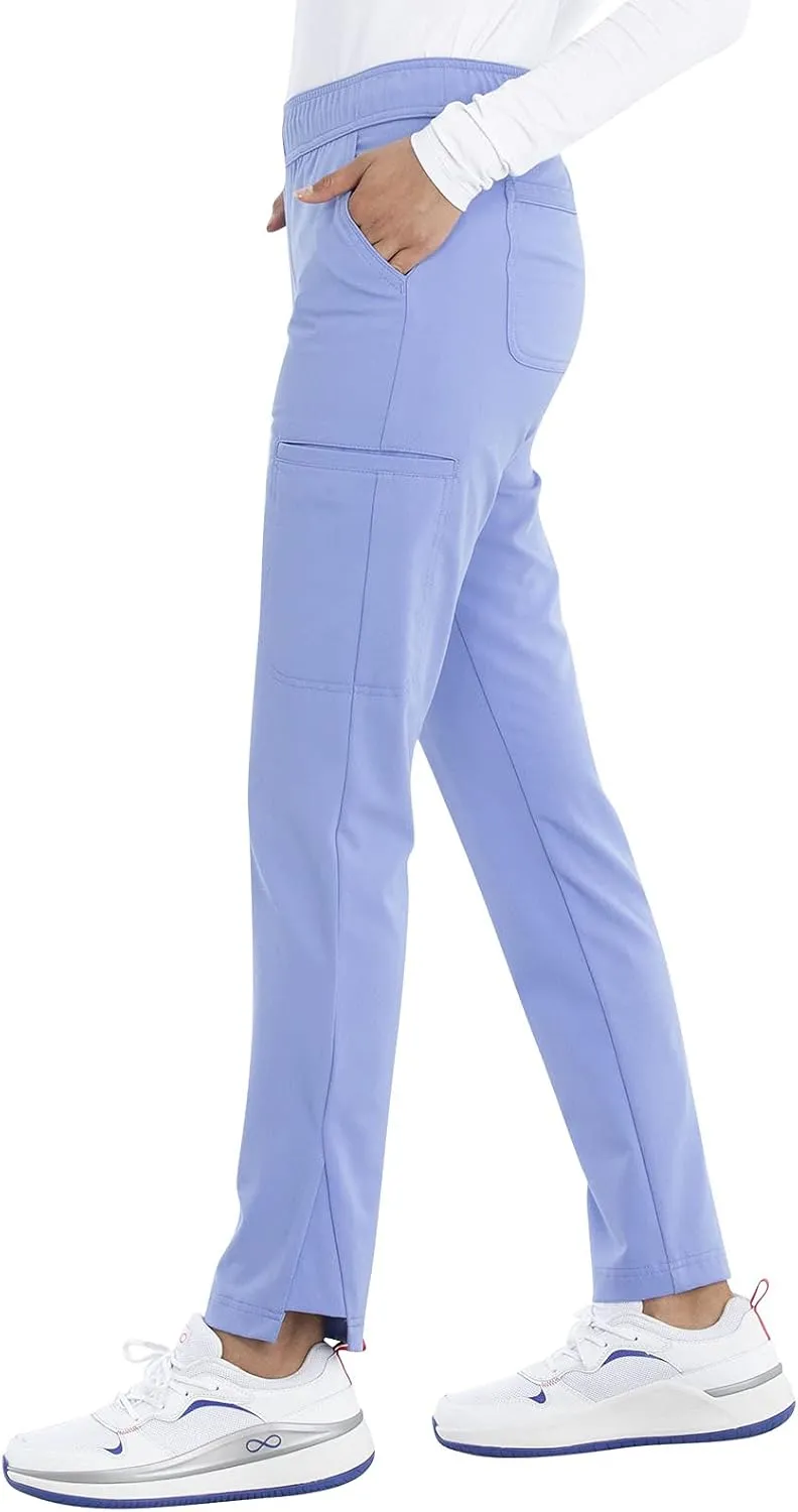 Cherokee Euphoria Women Scrubs Pant Mid Rise Tapered Leg Drawstring CK140A