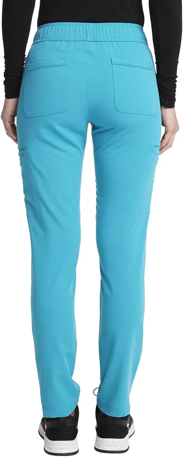 Cherokee Euphoria Women Scrubs Pant Mid Rise Tapered Leg Drawstring CK140A