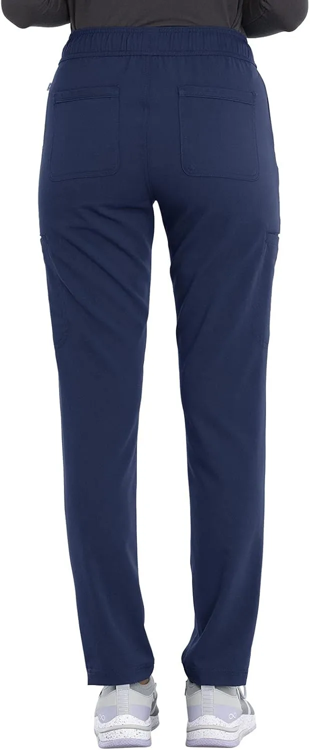 Cherokee Euphoria Women Scrubs Pant Mid Rise Tapered Leg Drawstring CK140A