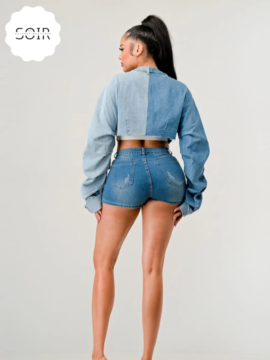 Denim Dany Patched Contrast Jacket