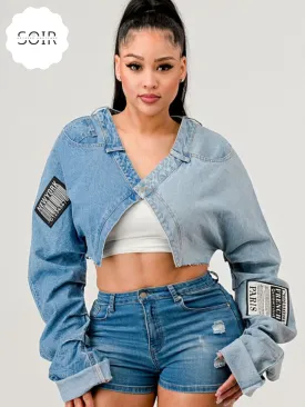 Denim Dany Patched Contrast Jacket