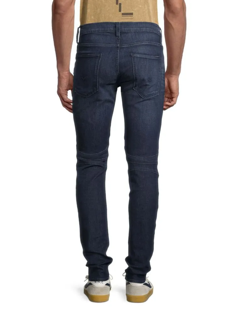 Ethan Hudson Skinny Biker Jeans in Hatch