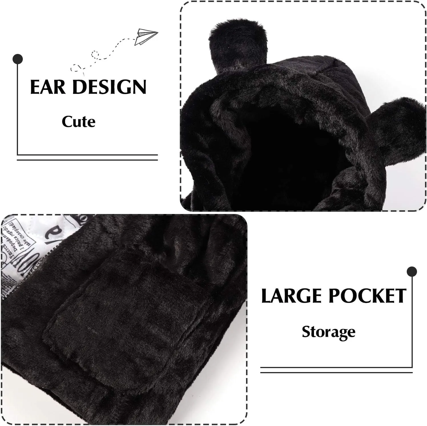 FARVALUE Baby Girls Winter Coats Toddler Faux Fur Hooded Warm Cozy Zip-Up Jacket for Little Girls