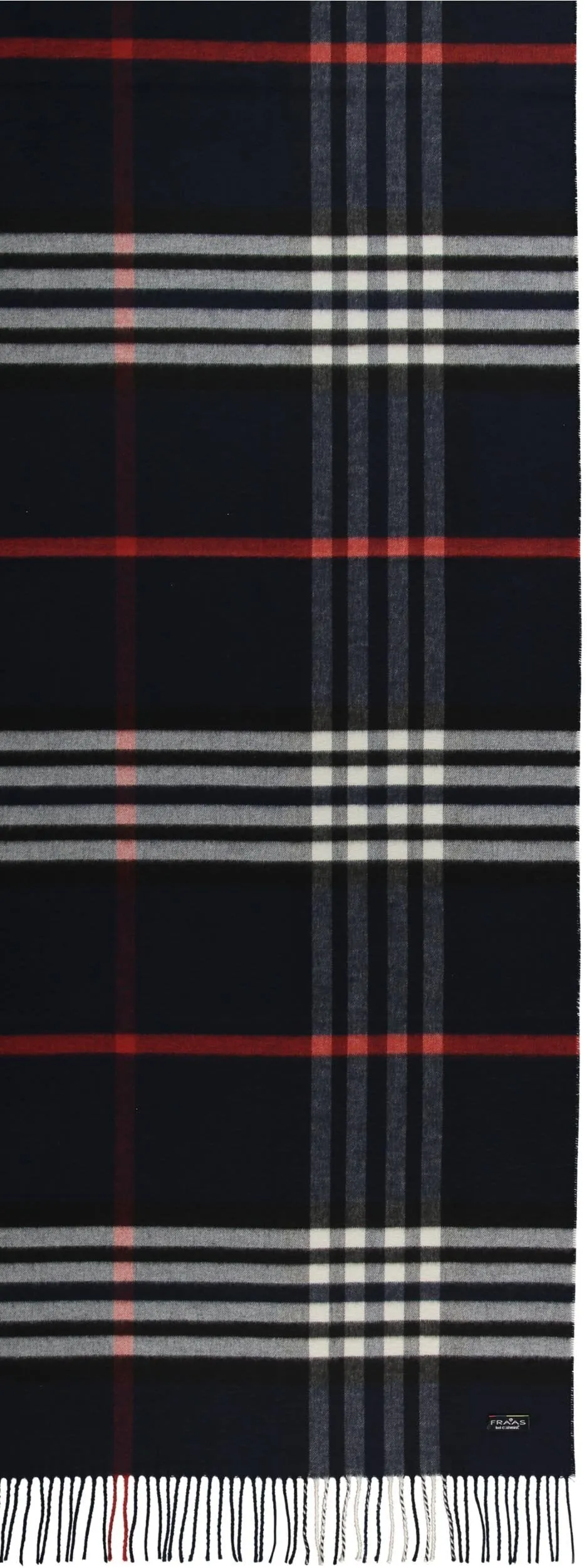 FRAAS Plaid Cashmink Blanket-Scarf