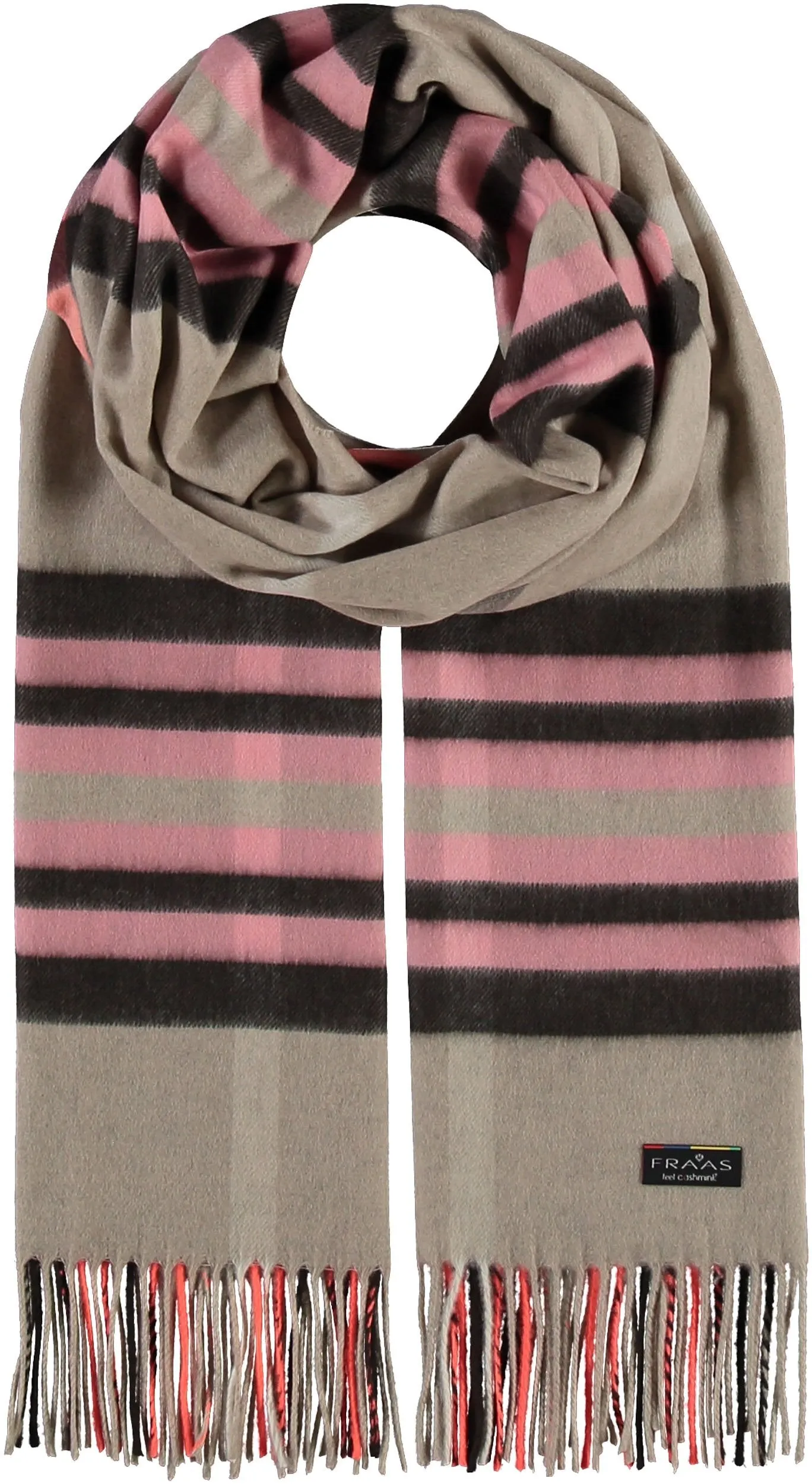 FRAAS Plaid Cashmink Blanket-Scarf