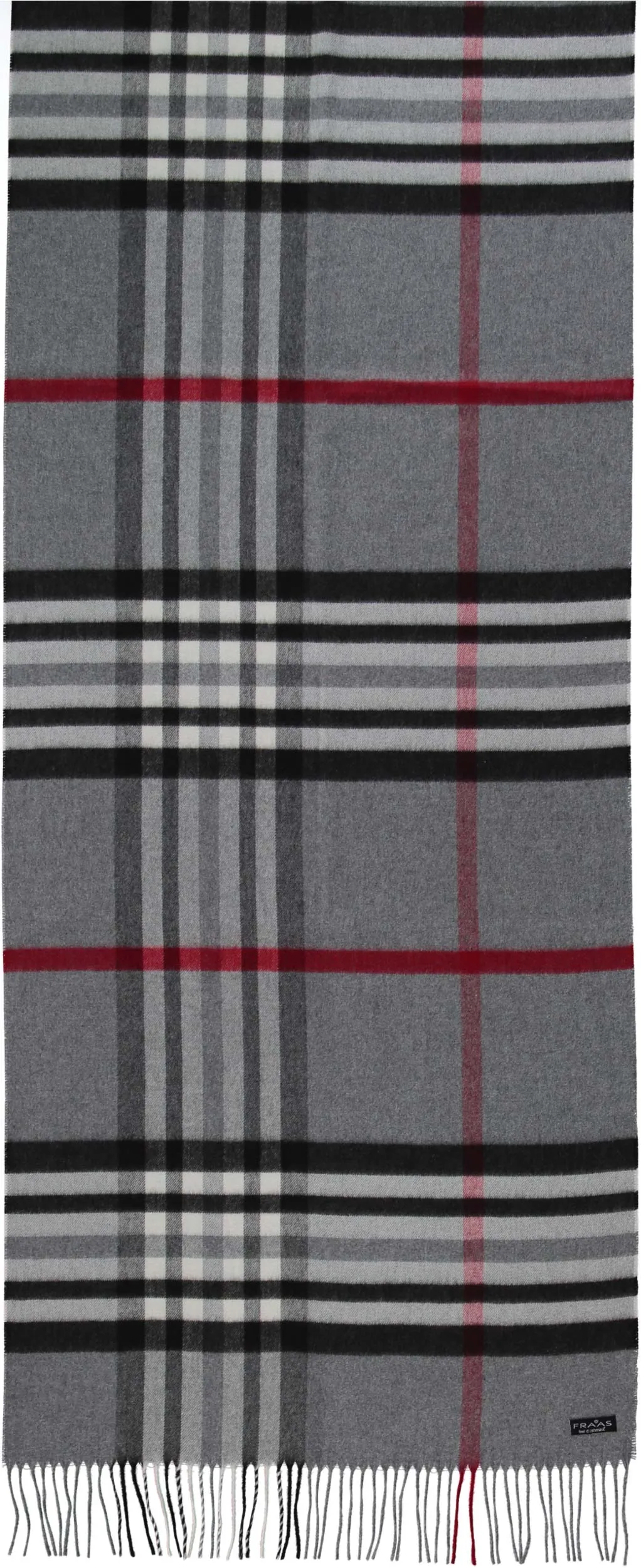 FRAAS Plaid Cashmink Blanket-Scarf
