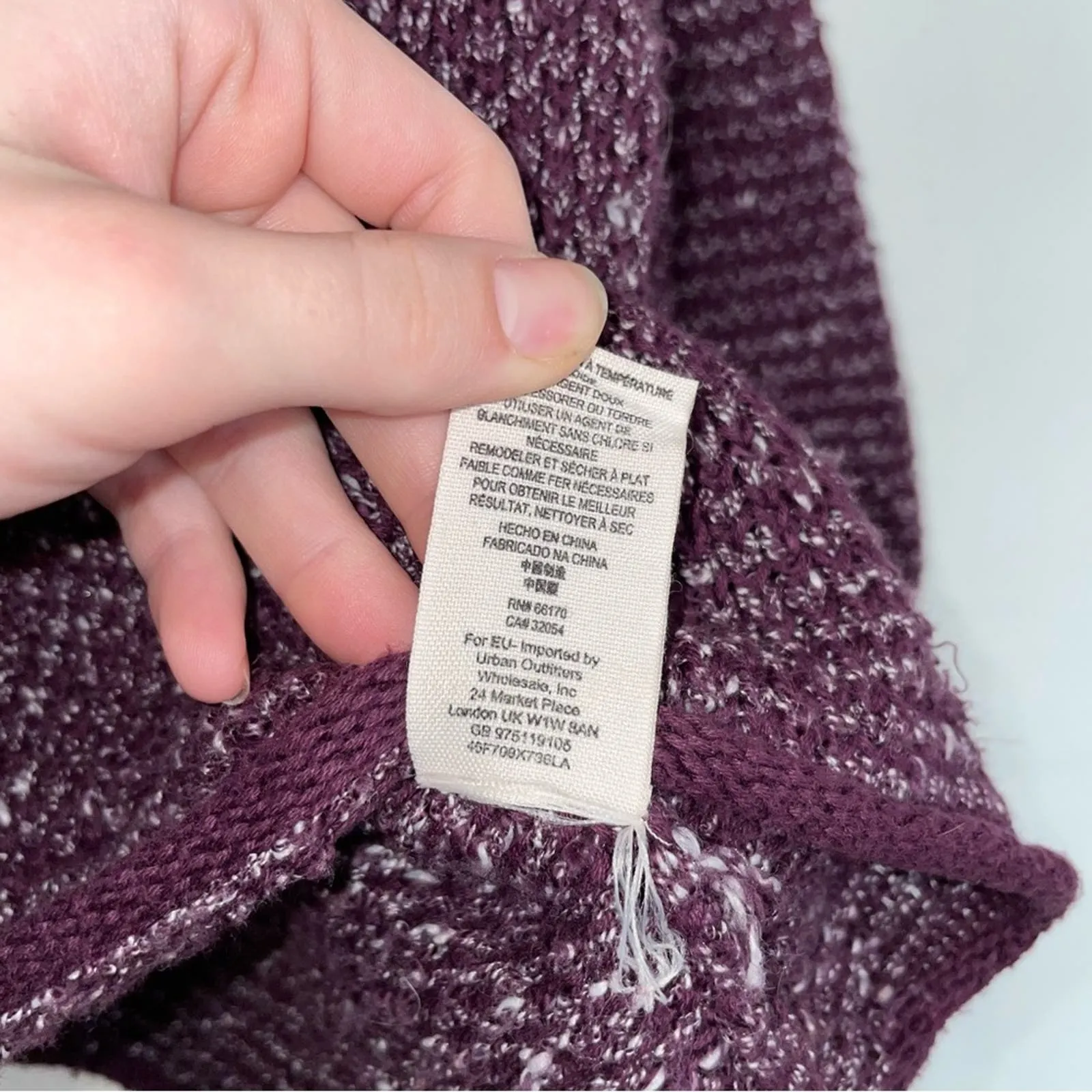 Free People Under Your Spell 3/4 Sleeve Oversized Slouchy Sweater (XS)