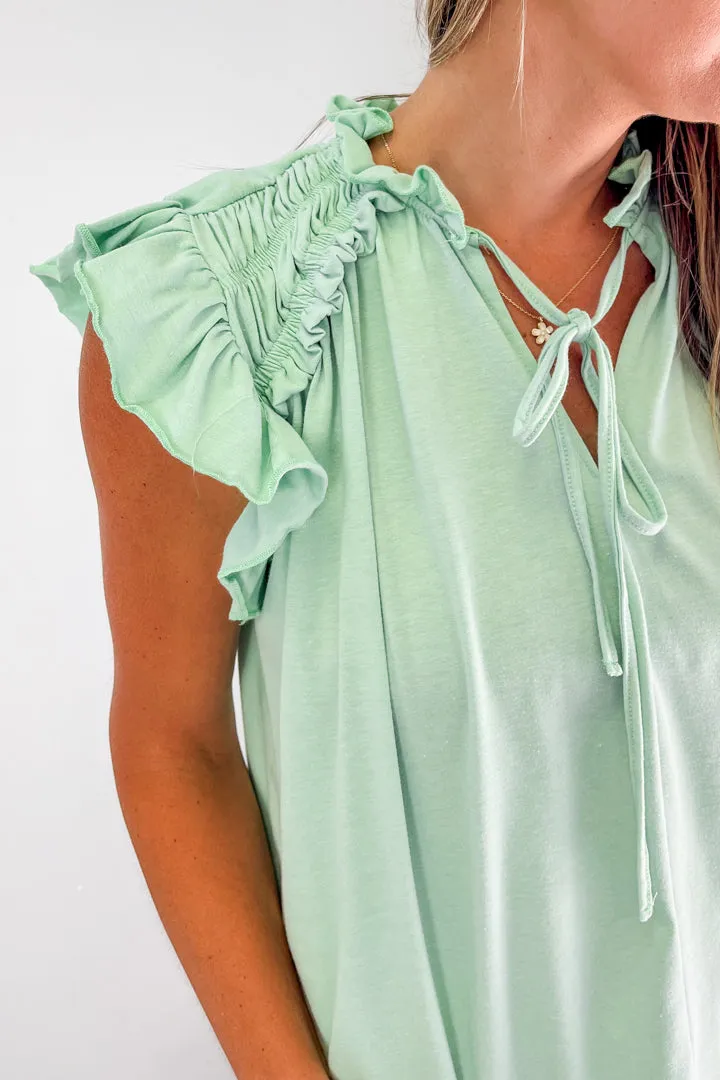 Frilled Neck Blouse