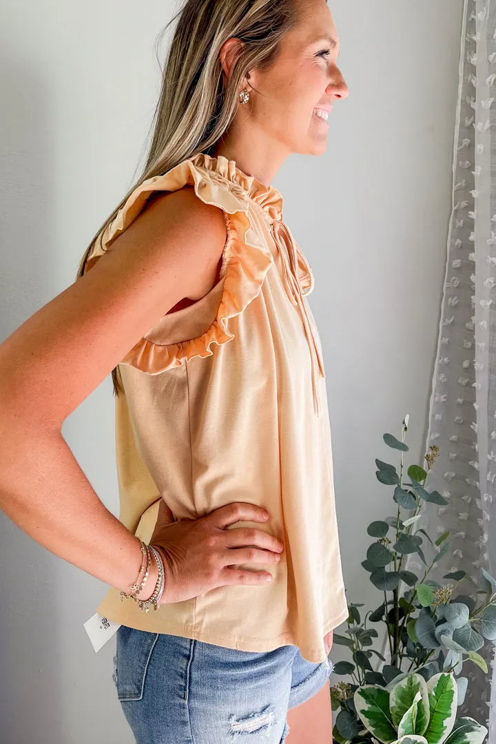 Frilled Neck Blouse