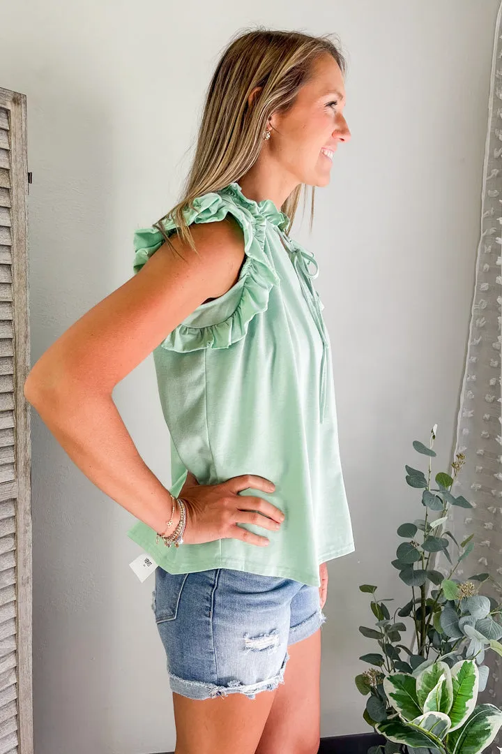 Frilled Neck Blouse