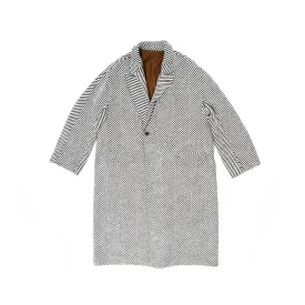 FW19 Ankle Length Bow Grey Coat