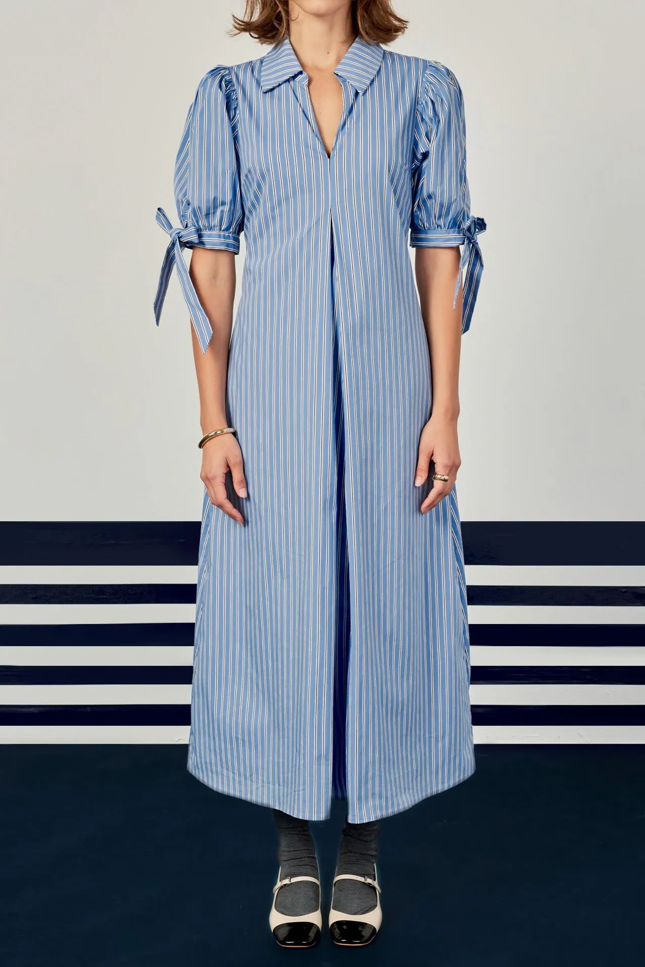 Godet Midi Dress
