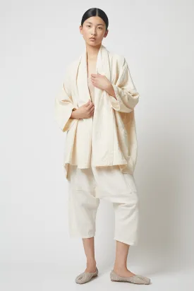 Haori Coat in Heavyweight Double Layered Cotton Gauze, Core Colors