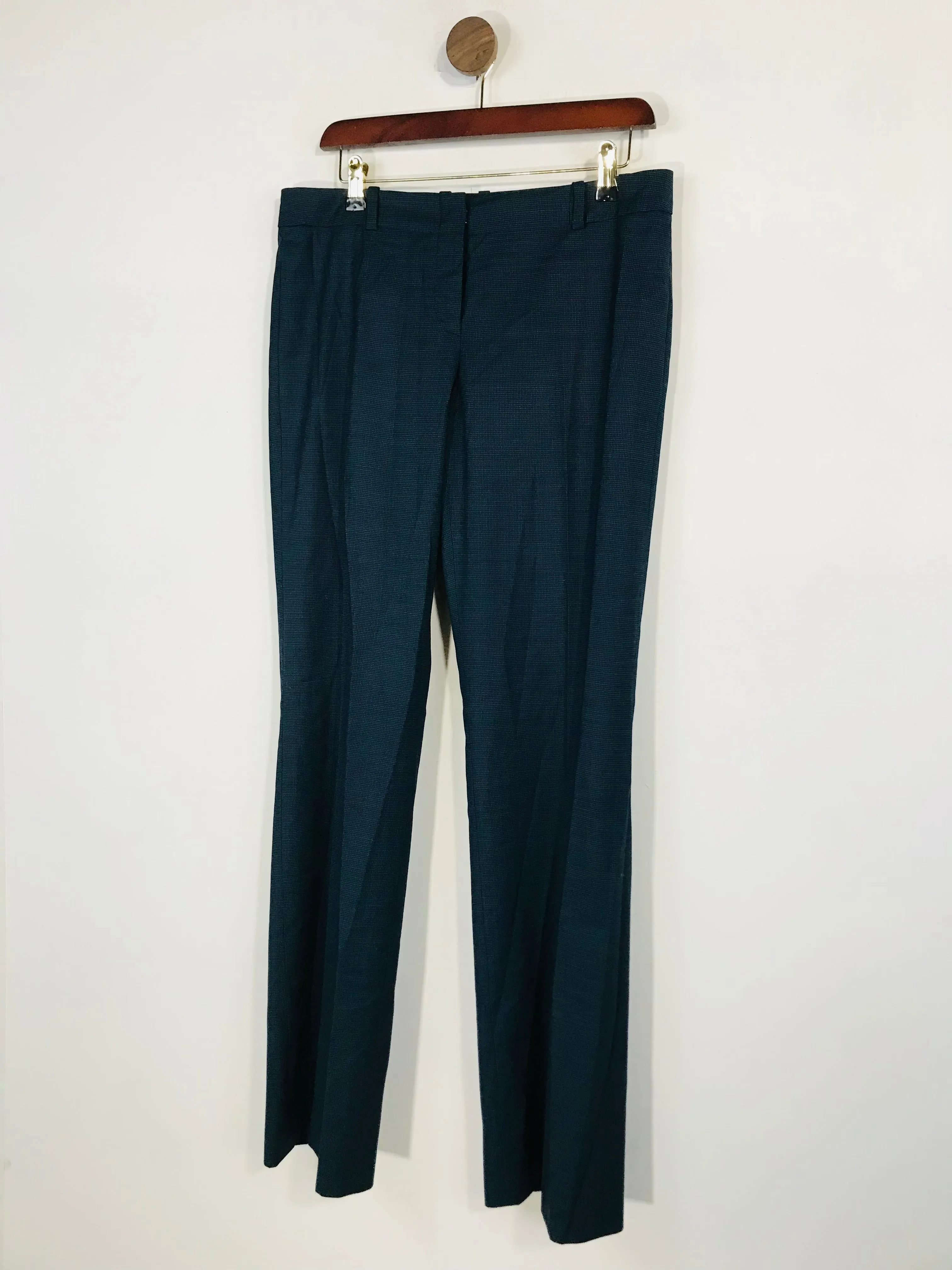 Hugo Boss Women's Wool Smart Trousers | UK10 | Blue