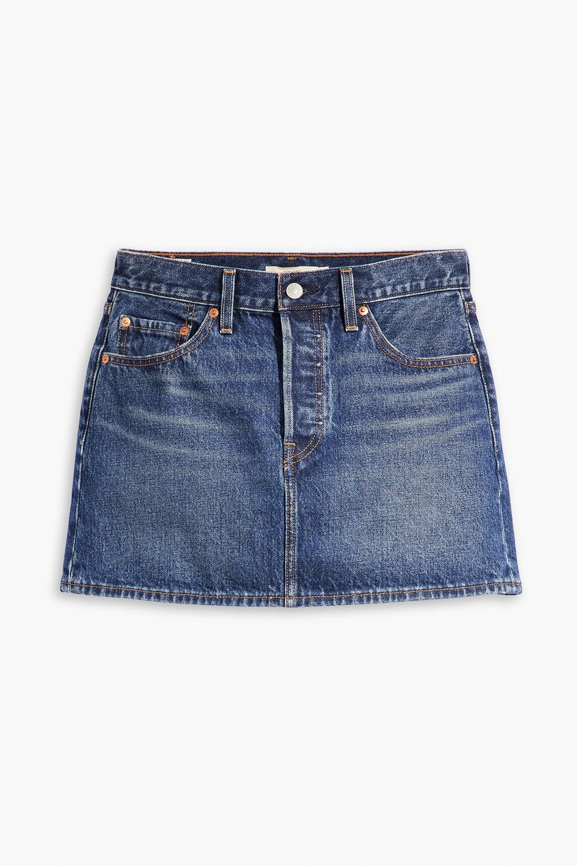 Icon Denim Mini Skirt Lost Peace Of Mind