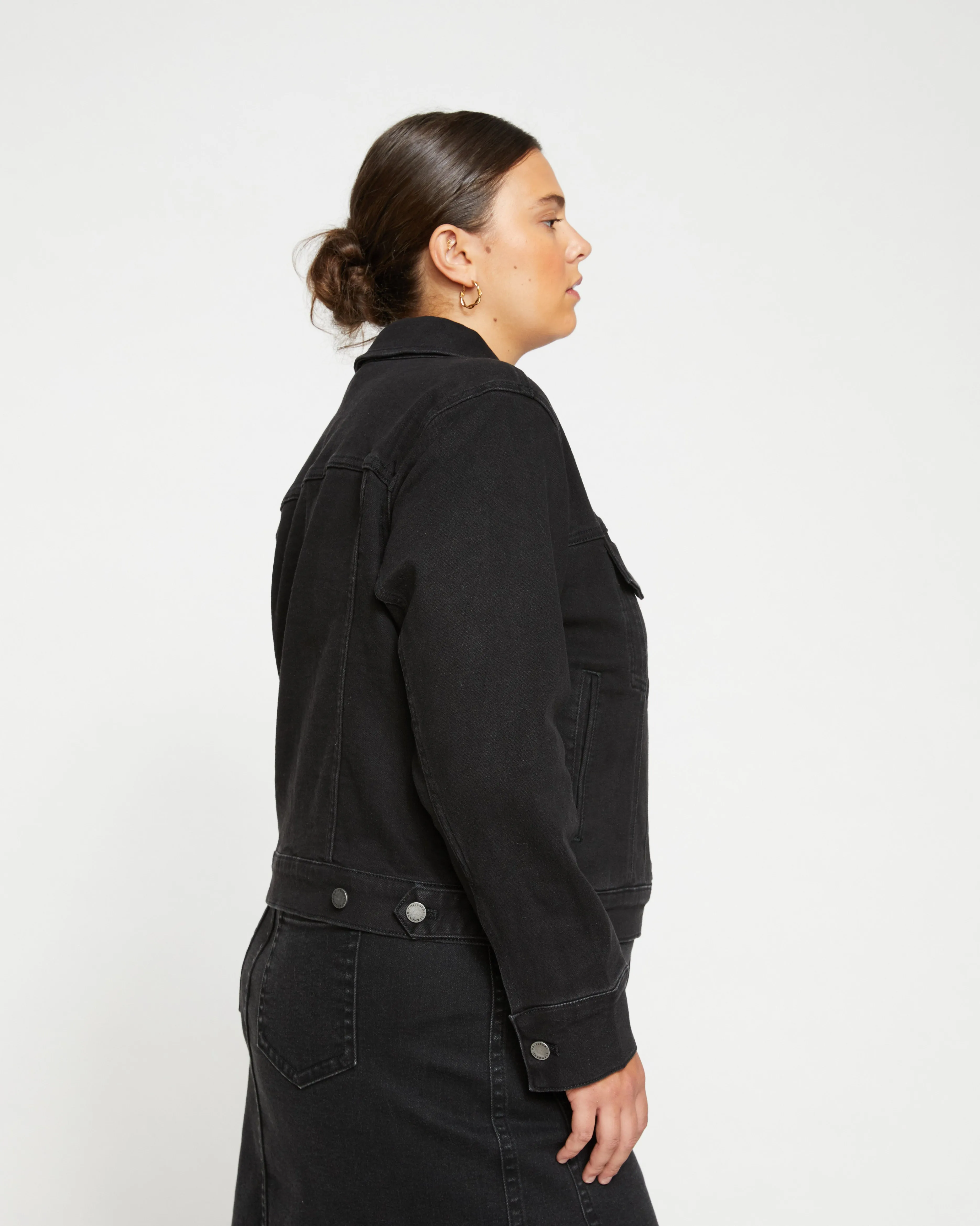 Kelsey Denim Jacket - Broken Black