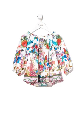 KIDS ELASTICATED NECK BLOUSE HOMEWARD FOUND