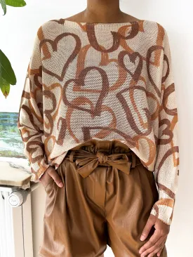 Lots of Luv Mesh Sweater
