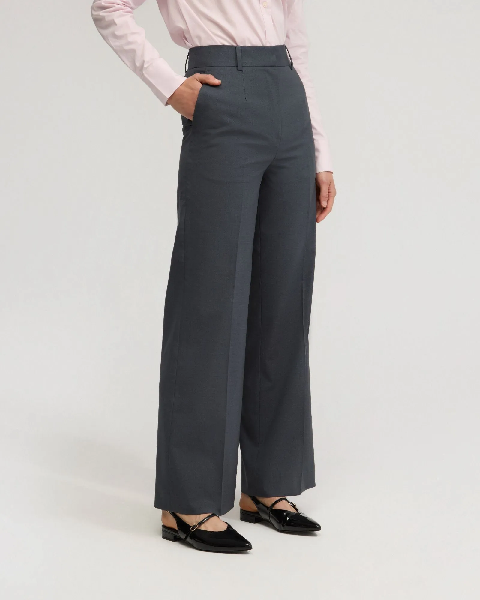 Lydia Wool Stretch Suit Trouser