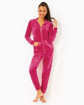 Mallie Velour Pant (Raspberry Rogue)