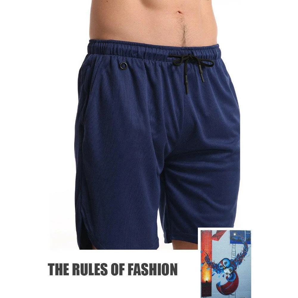 Men's Workout Running Gym Shorts 2 in 1 Athletic Shorts with Pockets Outdoor Sports Trainning Shorts