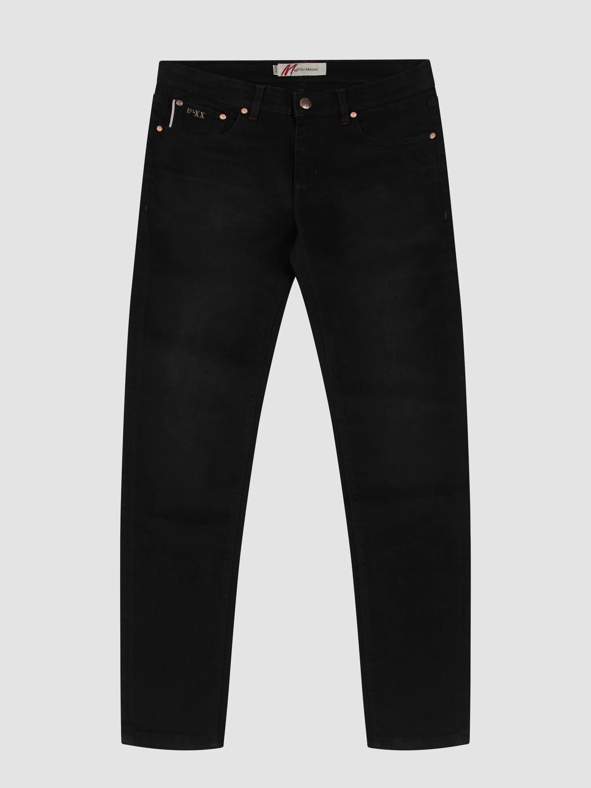 Mish Mash 1984 Lot XX Tapered Fit Stretch Jean - Black
