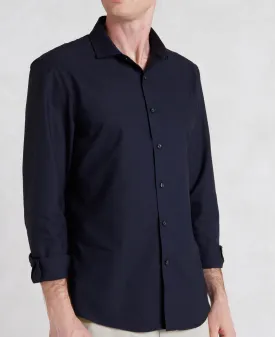 Navy Slim Fit Oxford Shirt