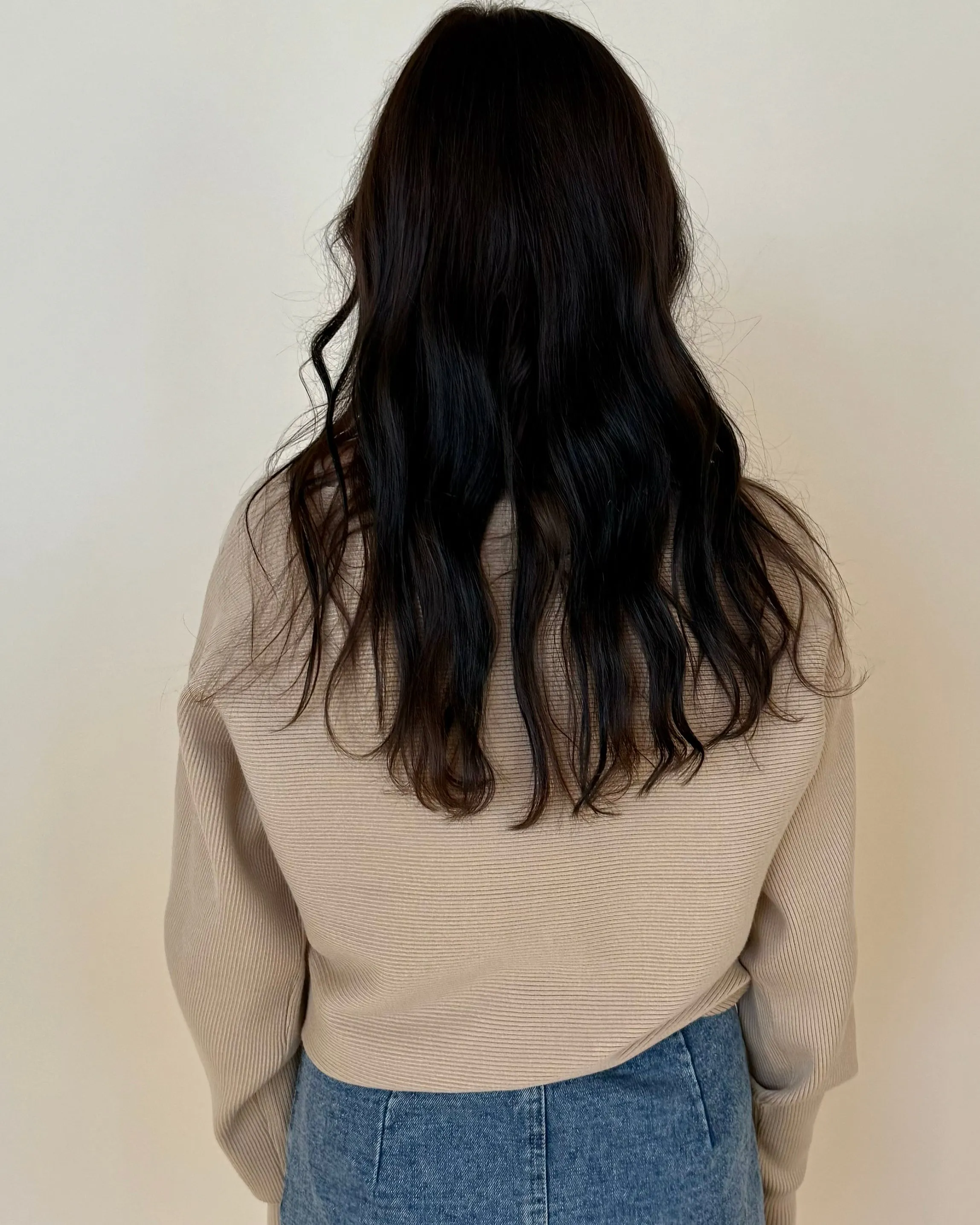 Never Miss Taupe Boat Neck Sweater