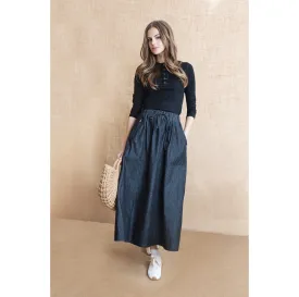Nue Fusion Skirt Black Denim