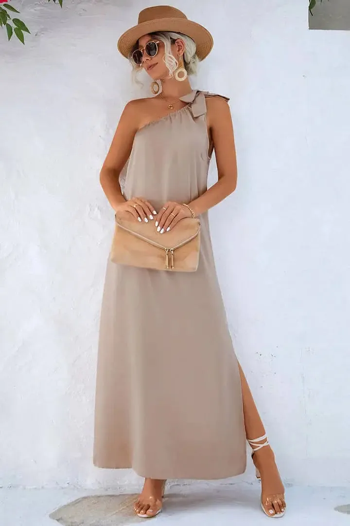 One Shoulder Shift Dress