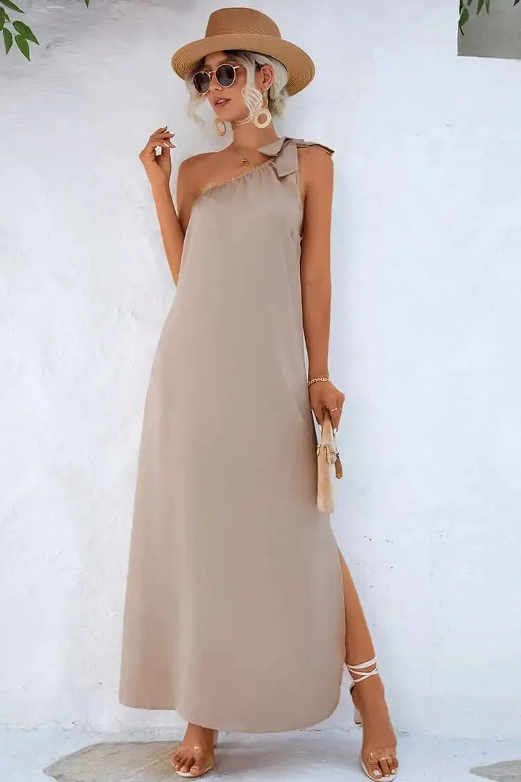 One Shoulder Shift Dress