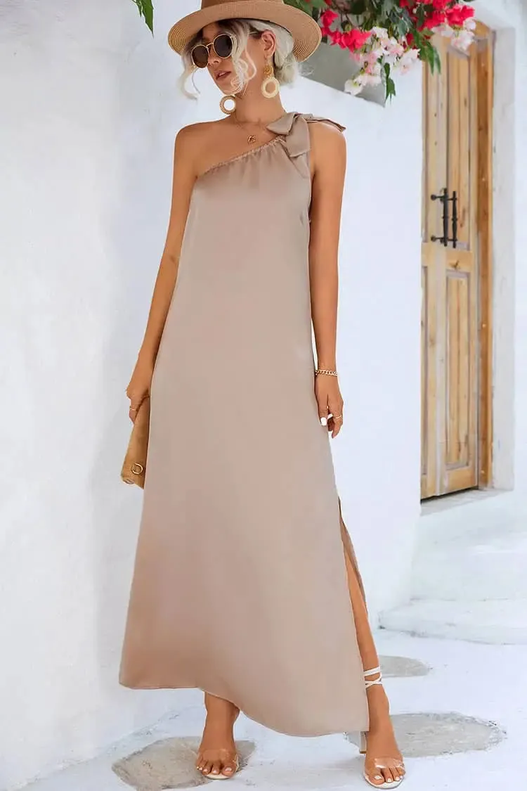 One Shoulder Shift Dress