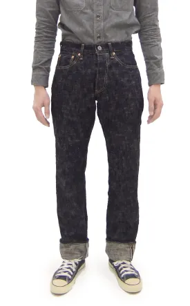 ONI Denim Jeans 246-Kasuri Men's 17oz. ONI-Kasuri Denim Jeans Tapered Fit Indigo Slub Denim Jean Pants ONI246-Kasuri