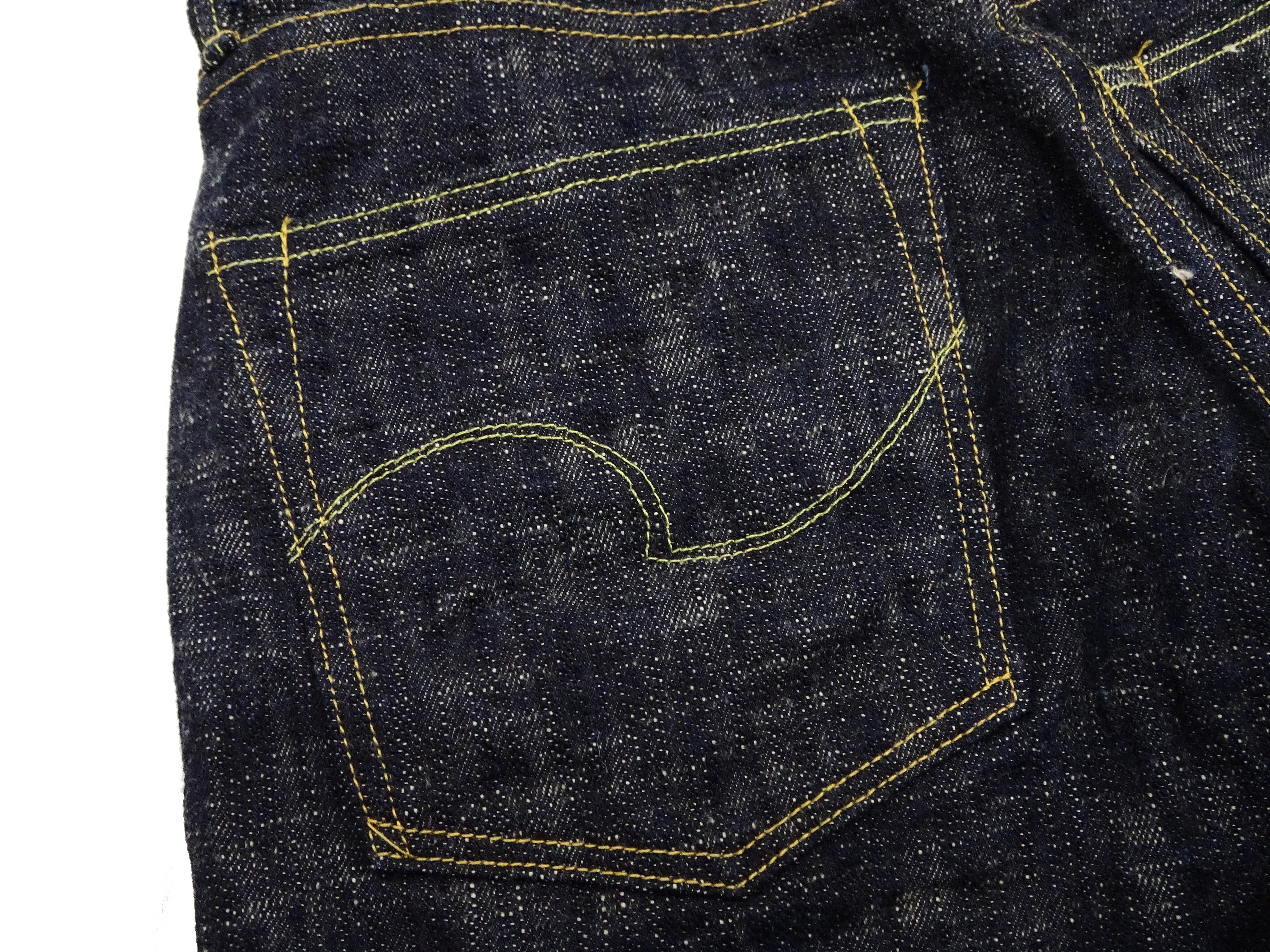 ONI Denim Jeans 246-Kasuri Men's 17oz. ONI-Kasuri Denim Jeans Tapered Fit Indigo Slub Denim Jean Pants ONI246-Kasuri