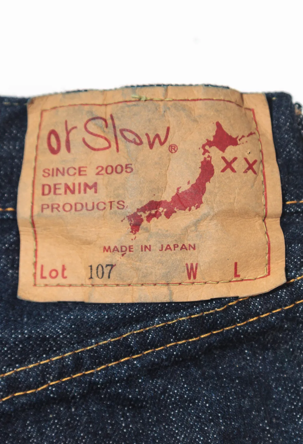 orSlow 107 Ivy Fit Jeans - One Wash