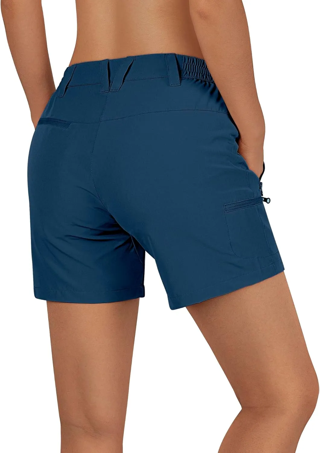 Outdoor Ventures Women's Hiking Shorts Stretch Lightweight Golf Shorts Quick Dry UPF 50  5 inch Cargo Short for Camping