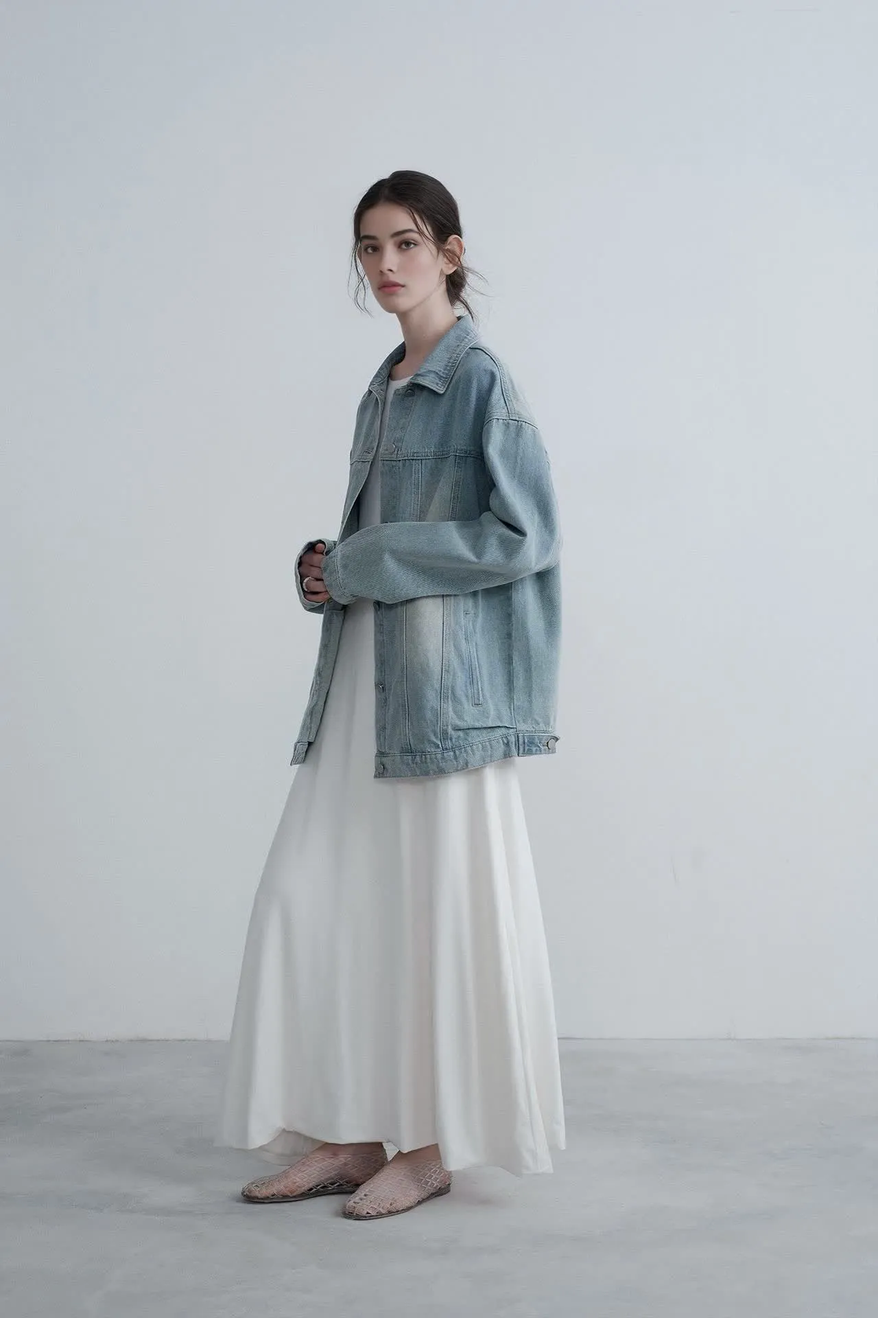 Oversized American Casual Denim Jacket