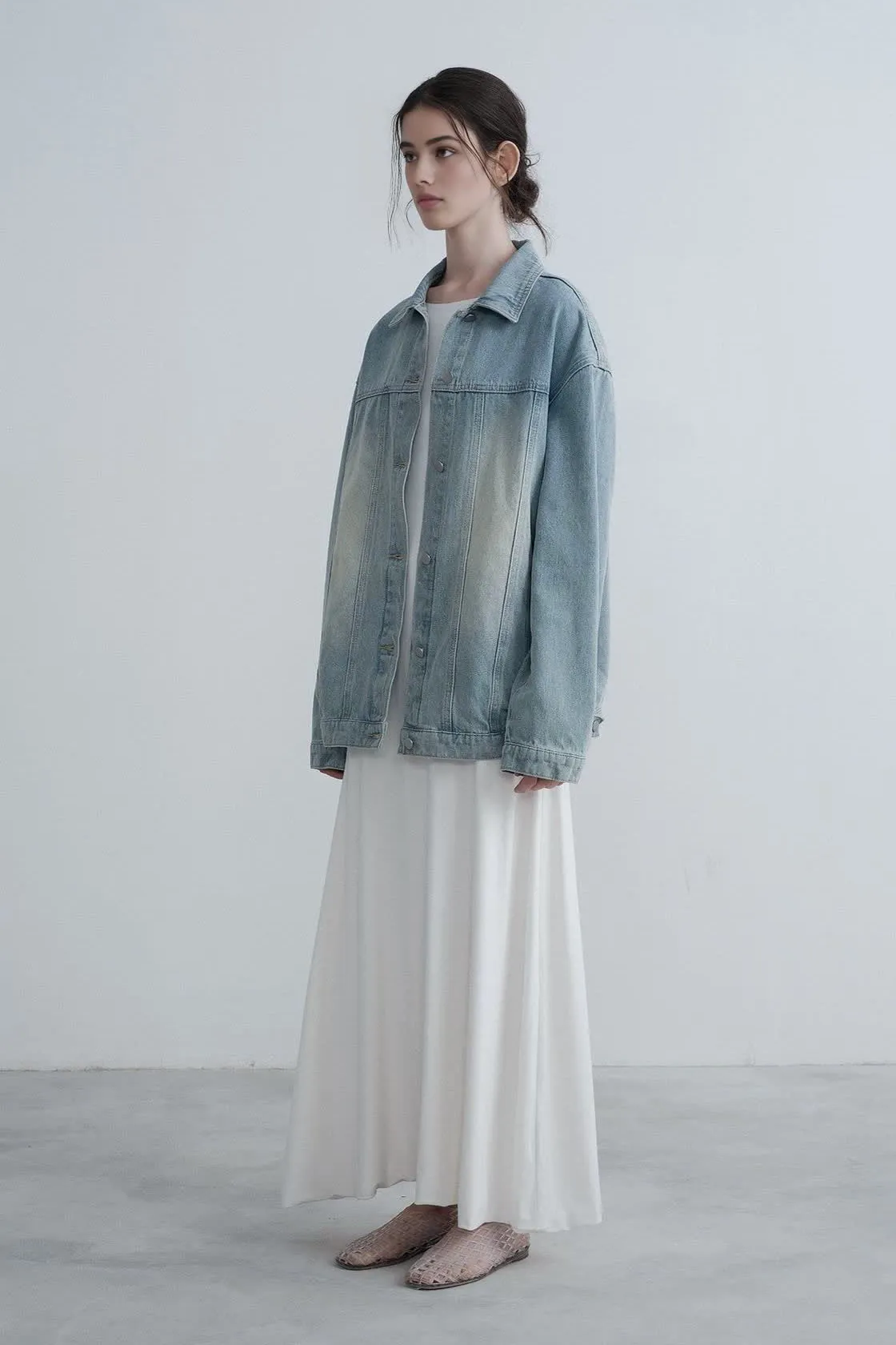 Oversized American Casual Denim Jacket