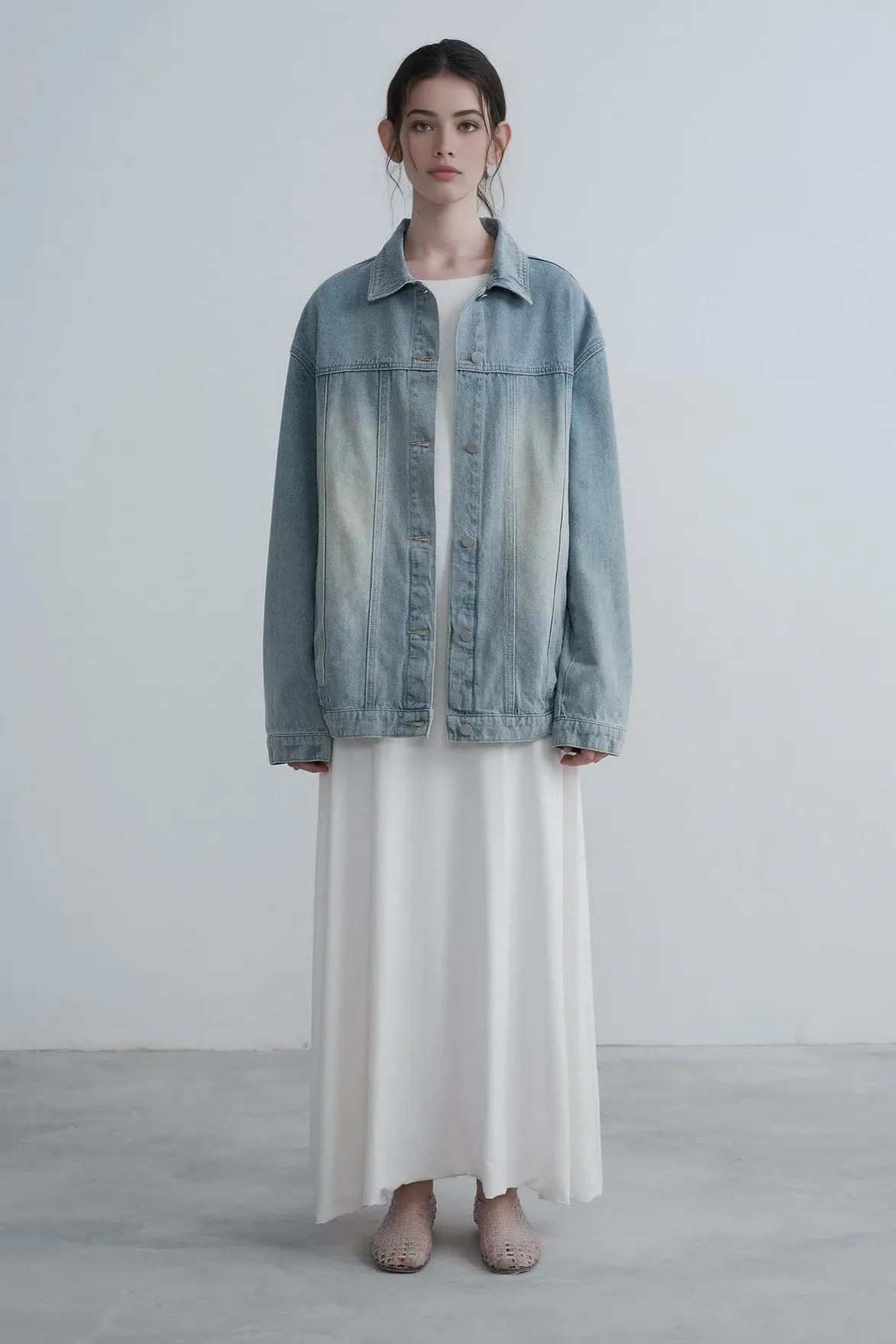 Oversized American Casual Denim Jacket