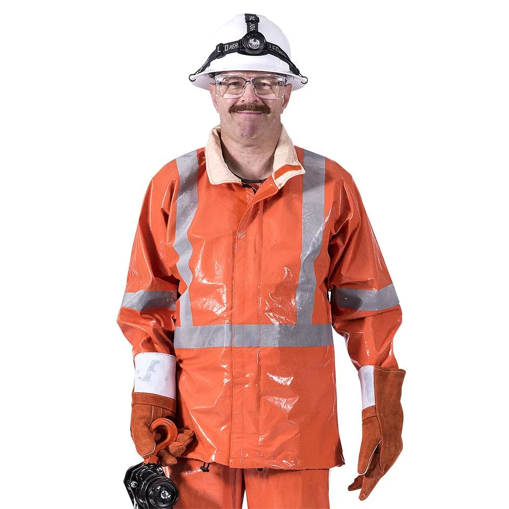 Rain Coat - Pioneer Utili-Gard® Flame Resistant Jacket, J162 310DH