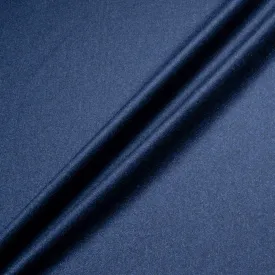 Rich French Blue Wool & Cashmere Flannel (A 2m Piece)
