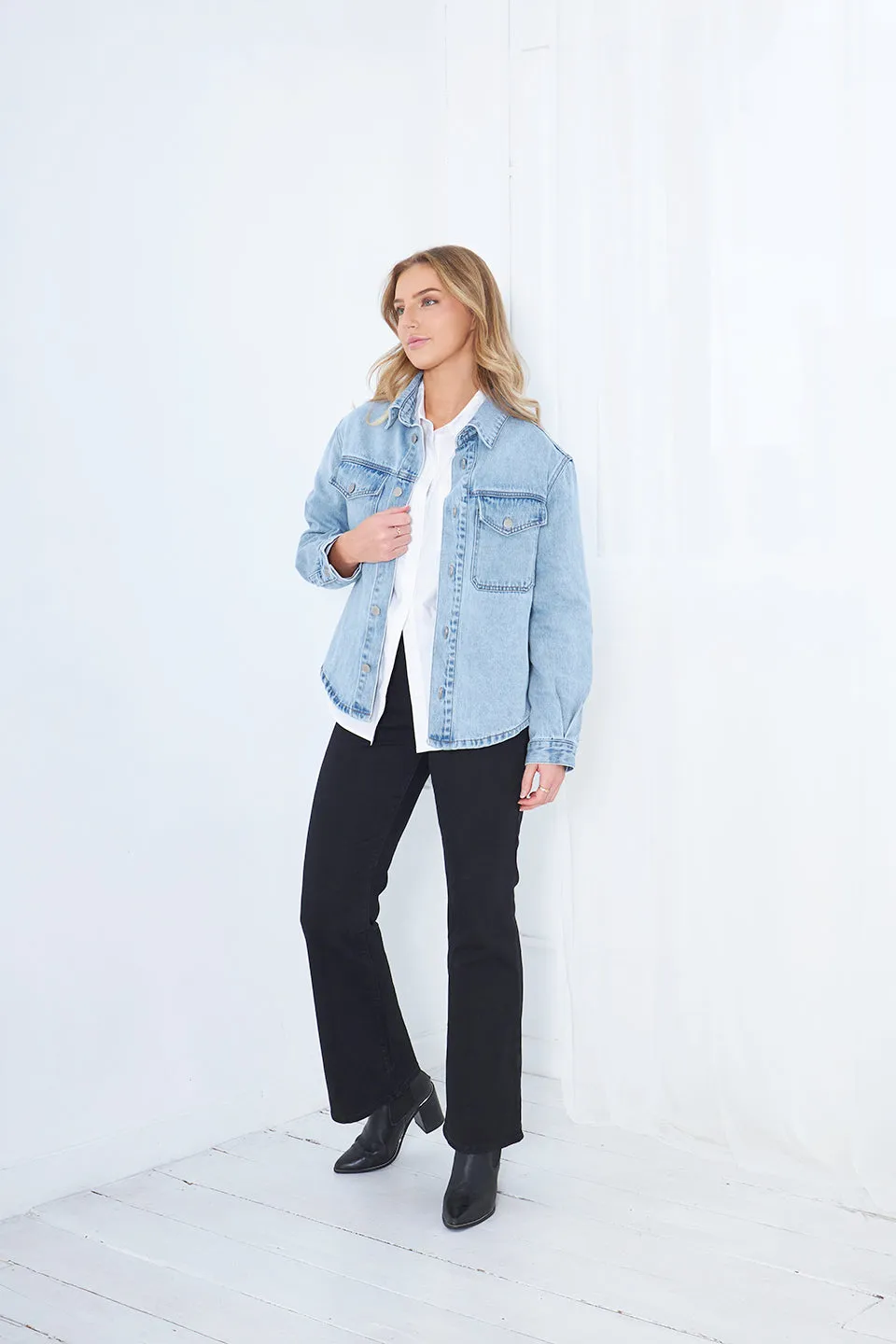 RUBY DENIM SHACKET
