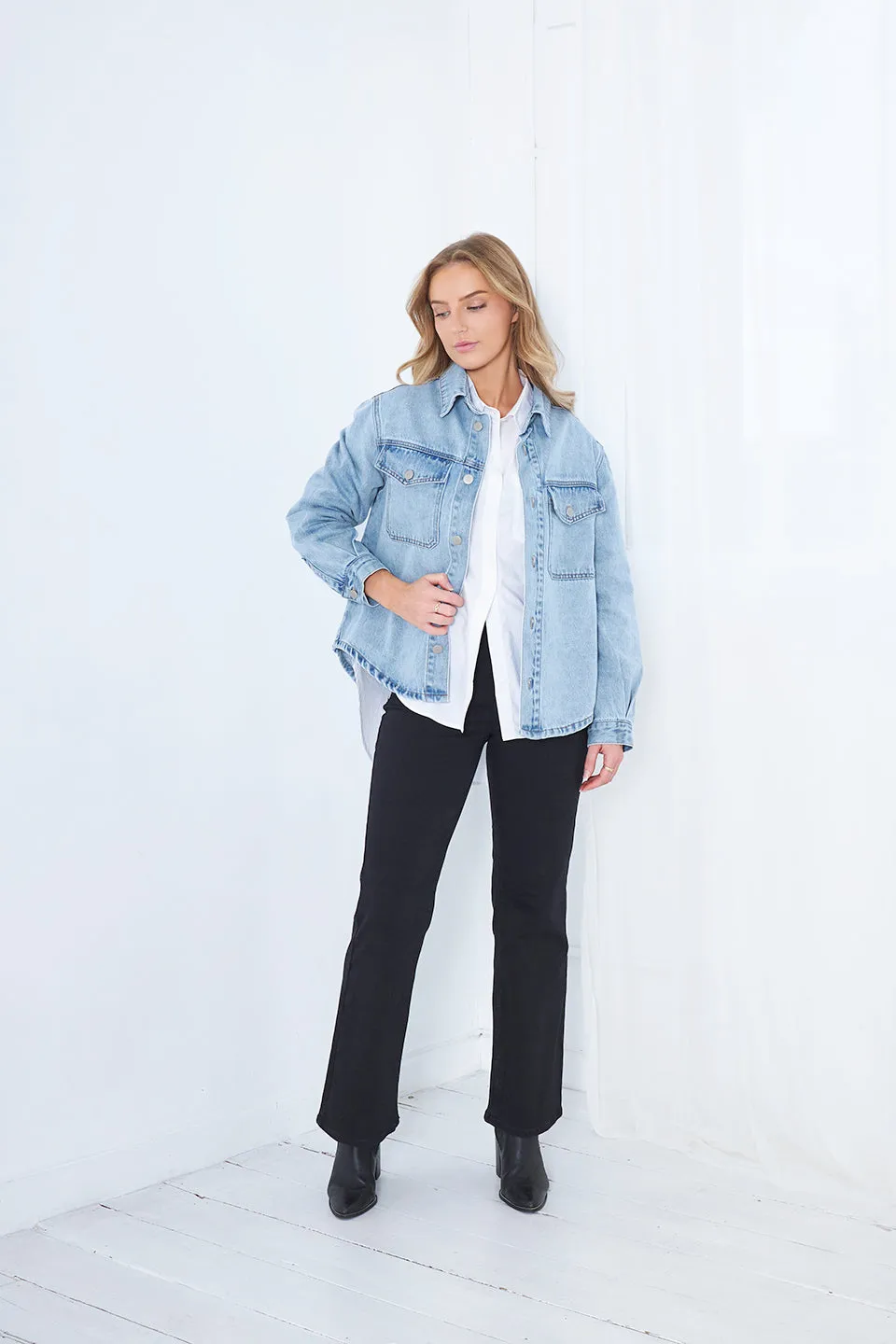 RUBY DENIM SHACKET