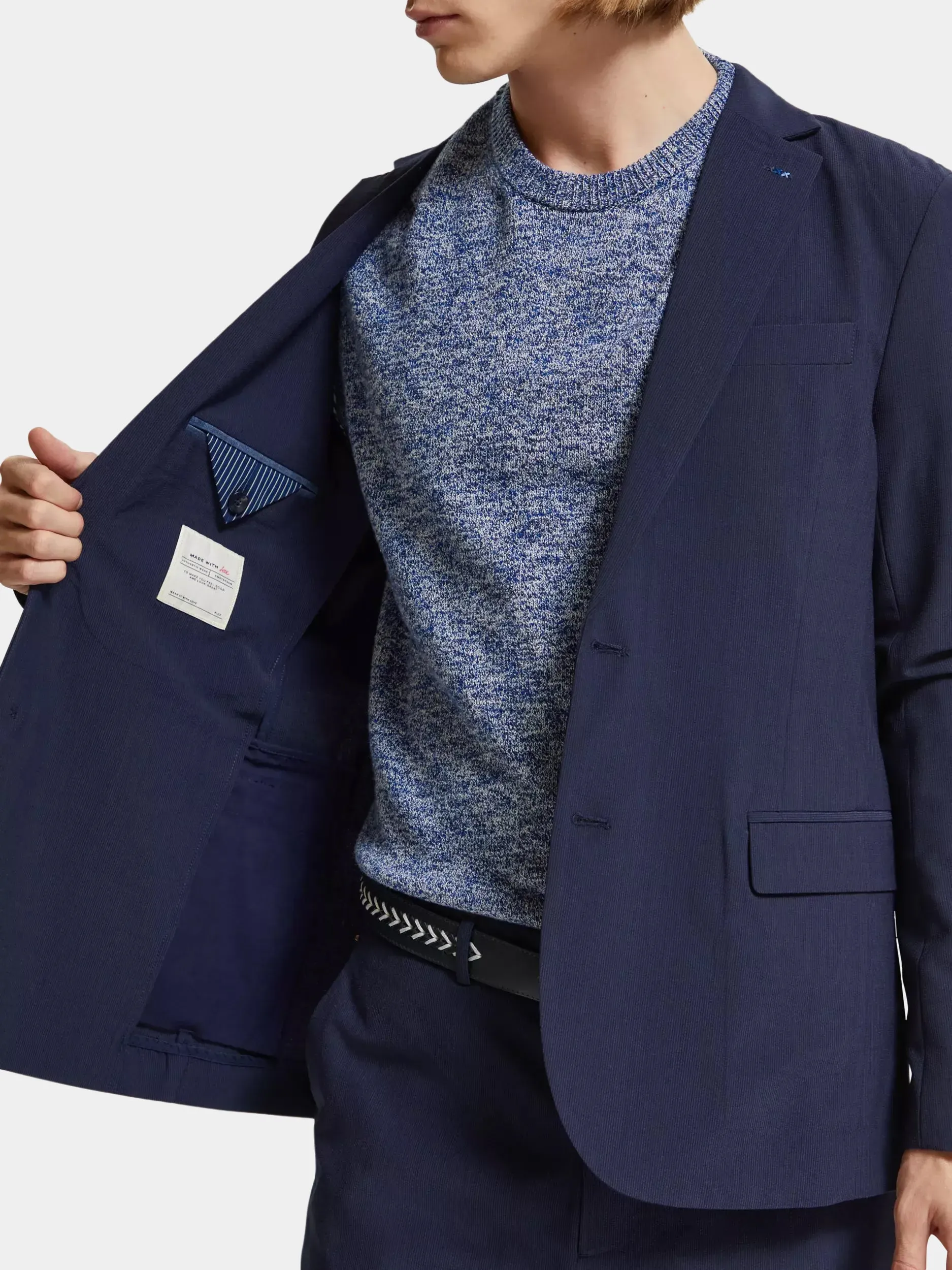Seersucker blazer