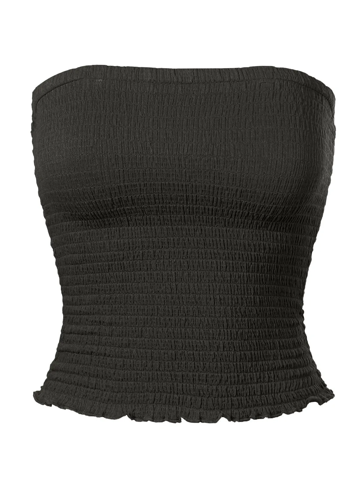 Sexy Strapless Smocked Summer Tube Top