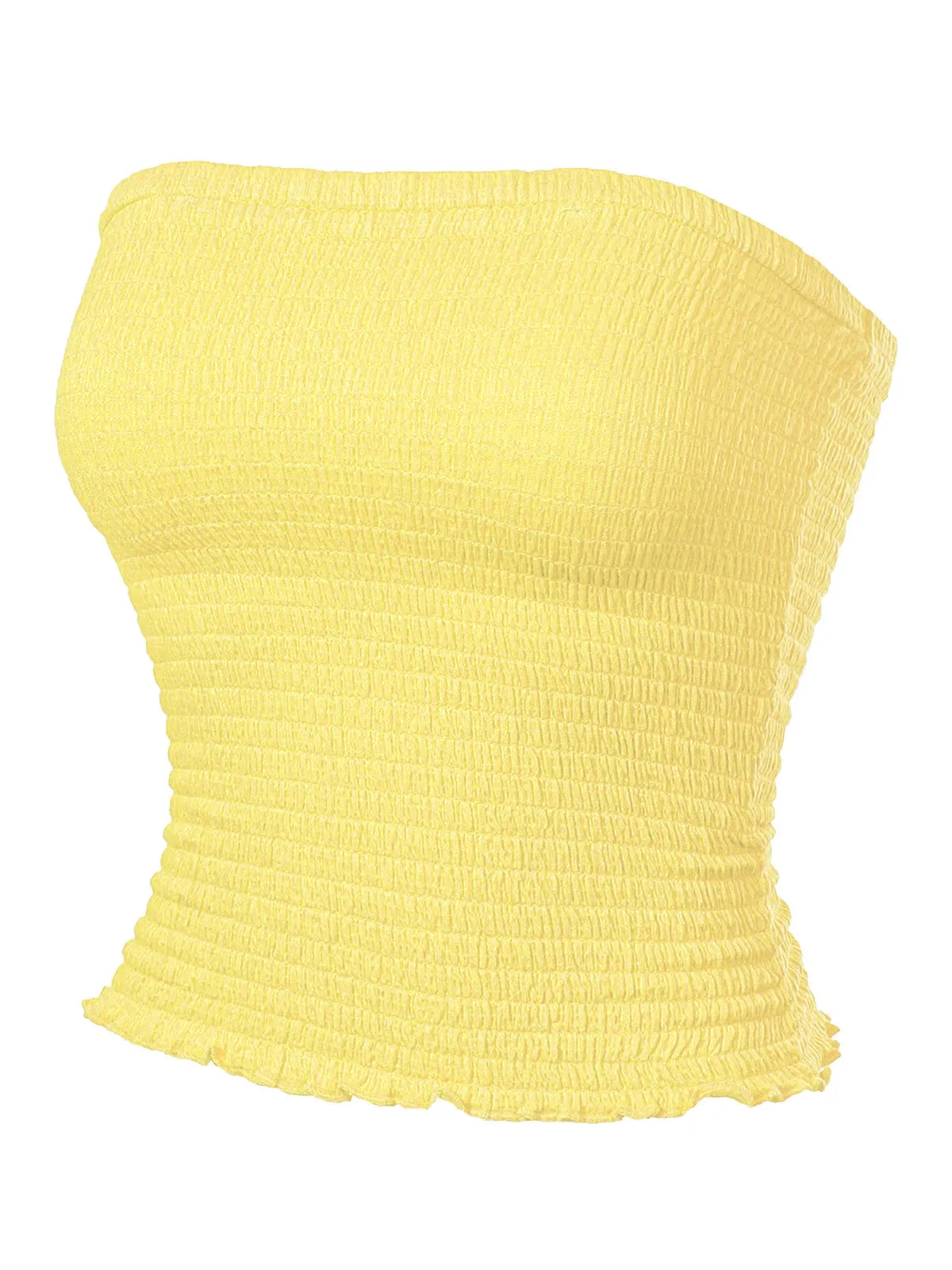 Sexy Strapless Smocked Summer Tube Top