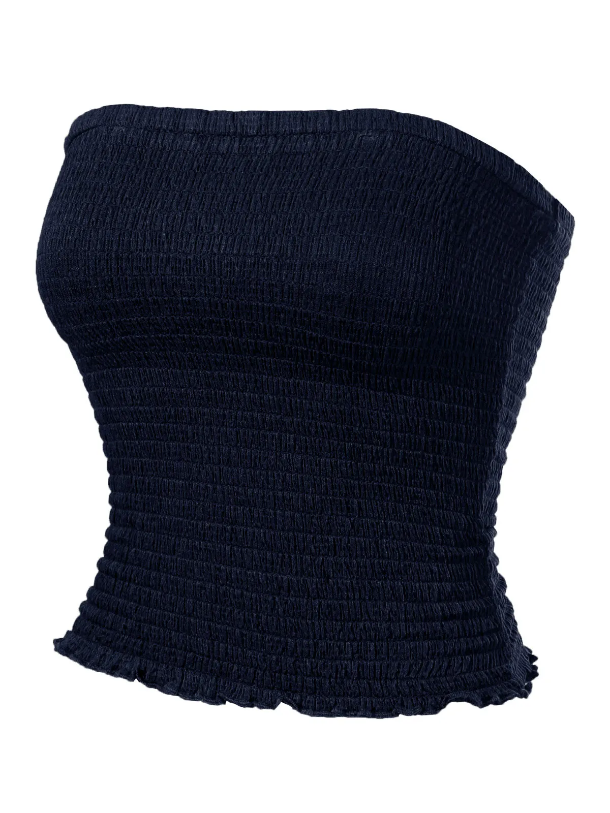 Sexy Strapless Smocked Summer Tube Top