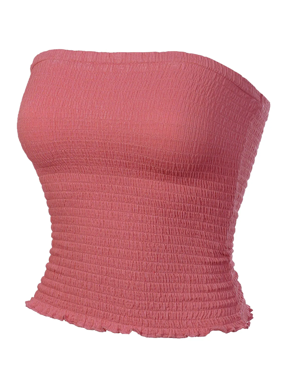 Sexy Strapless Smocked Summer Tube Top