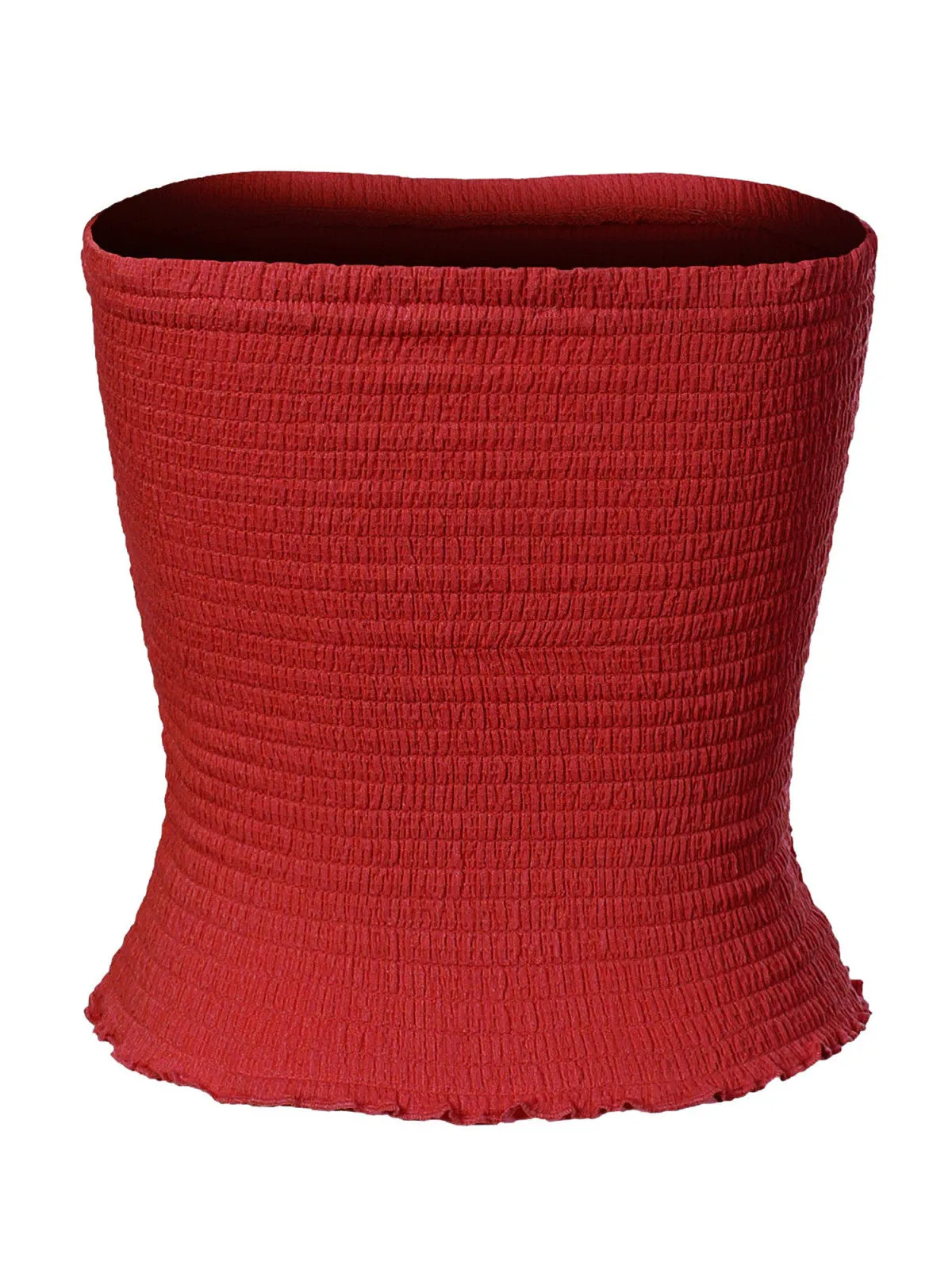 Sexy Strapless Smocked Summer Tube Top